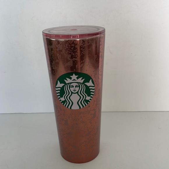 Starbucks Other - Starbucks Steel Tumbler 16oz Rose Gold